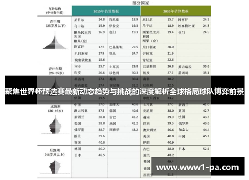聚焦世界杯预选赛最新动态趋势与挑战的深度解析全球格局球队博弈前景